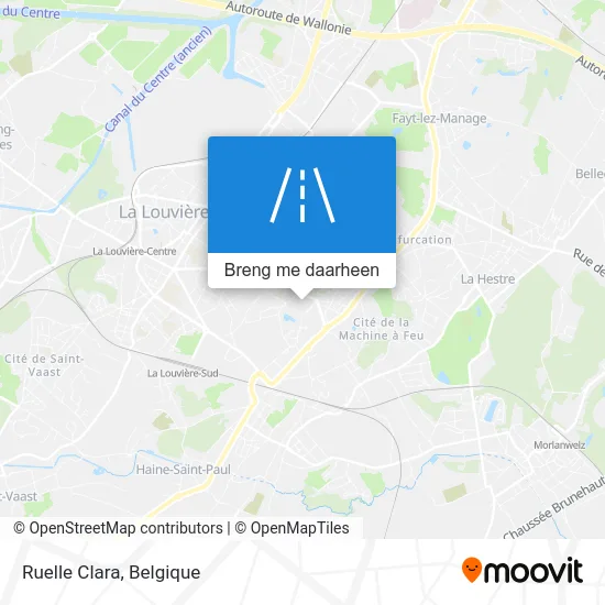 Ruelle Clara kaart