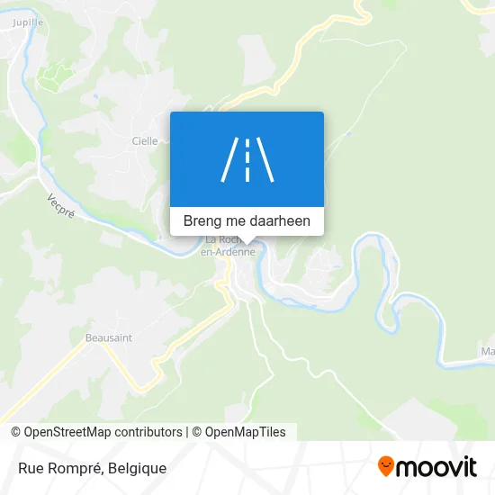 Rue Rompré kaart