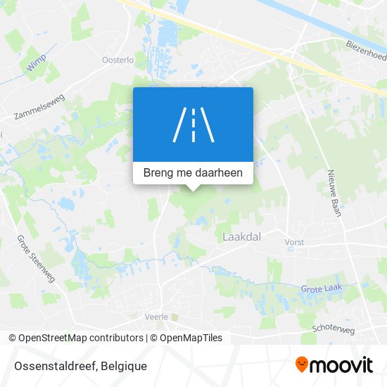 Ossenstaldreef kaart