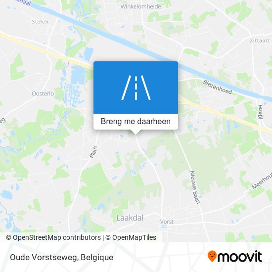 Oude Vorstseweg kaart