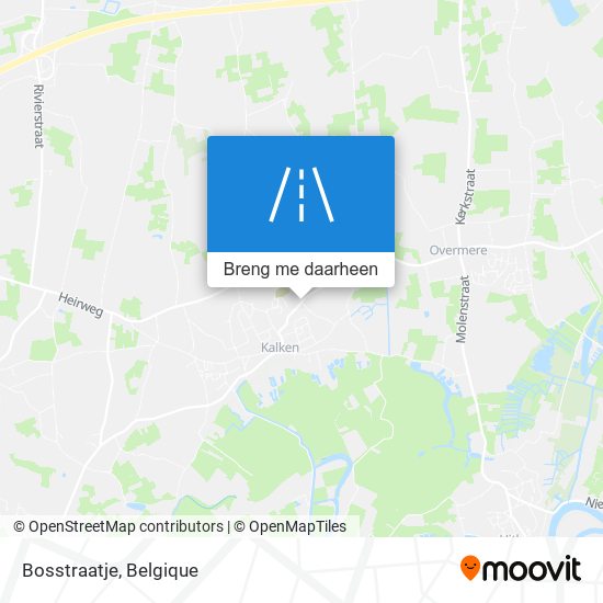 Bosstraatje kaart