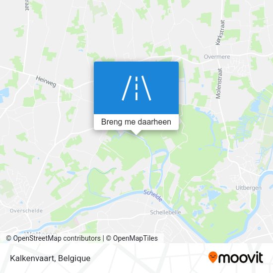 Kalkenvaart kaart