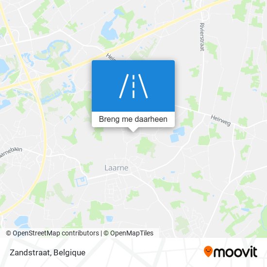 Zandstraat kaart