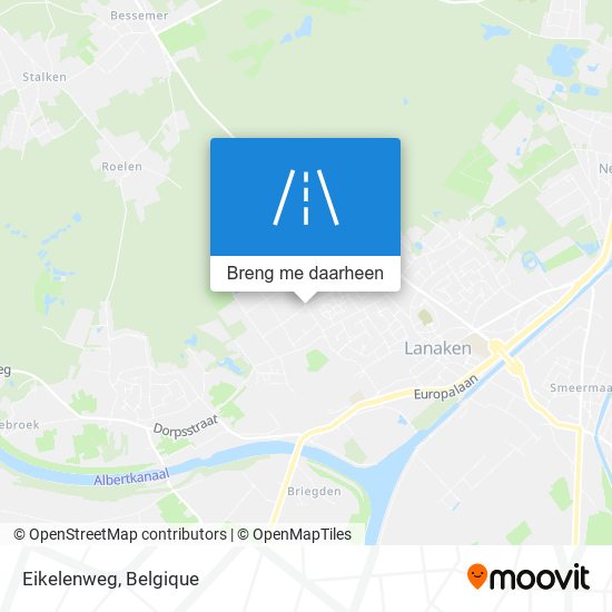 Eikelenweg kaart