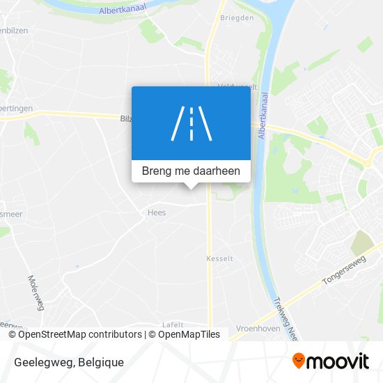 Geelegweg kaart