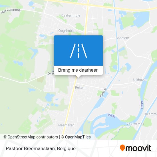 Pastoor Breemanslaan kaart