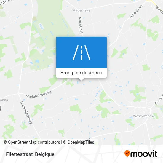 Filettestraat kaart
