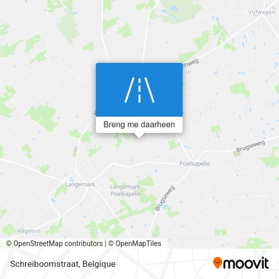 Schreiboomstraat kaart