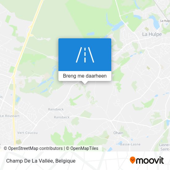 Champ De La Vallée kaart