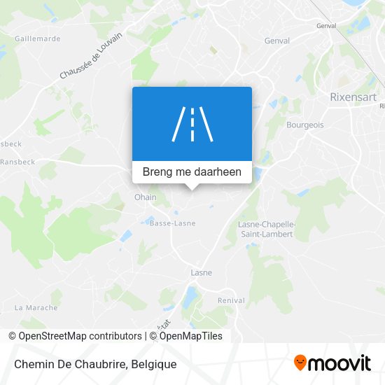 Chemin De Chaubrire kaart
