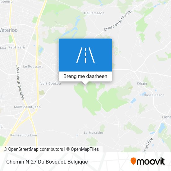 Chemin N.27 Du Bosquet kaart