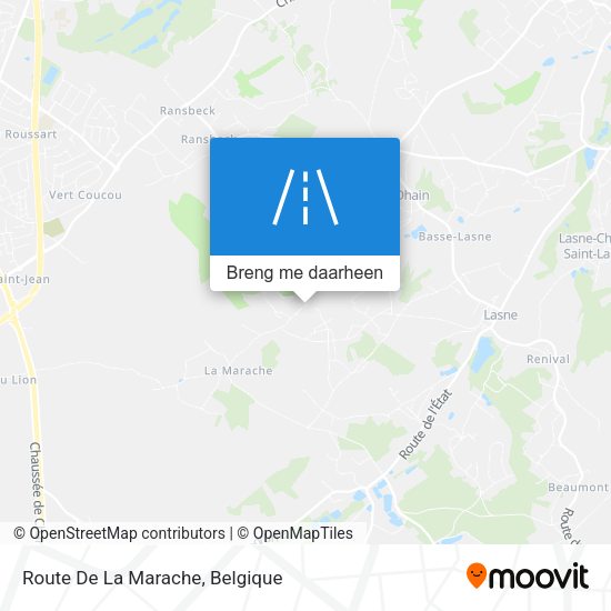 Route De La Marache kaart