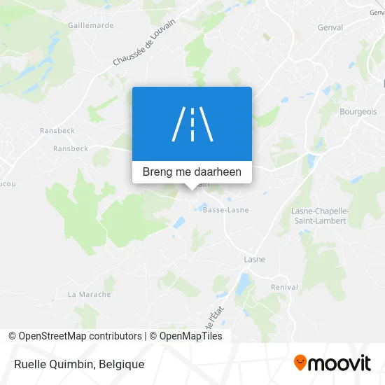 Ruelle Quimbin kaart