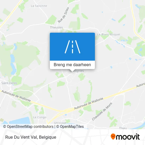 Rue Du Vent Val kaart
