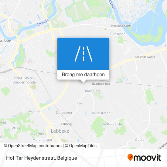 Hof Ter Heydenstraat kaart