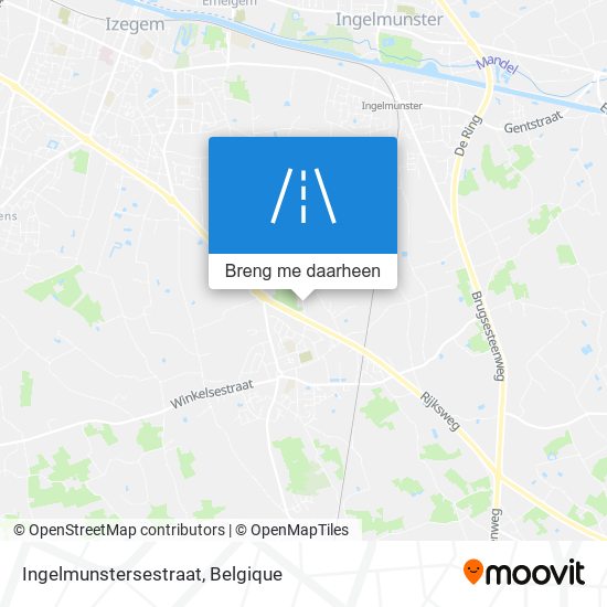 Ingelmunstersestraat kaart