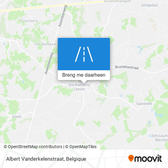 Albert Vanderkelenstraat kaart