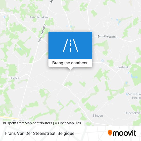 Frans Van Der Steenstraat kaart