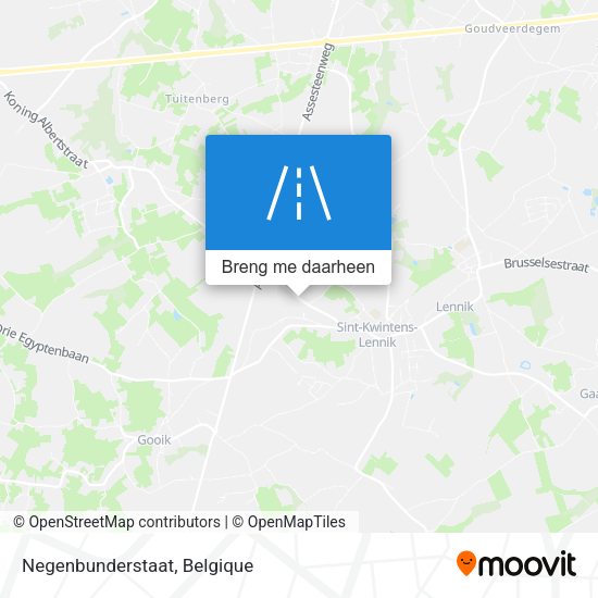 Negenbunderstaat kaart