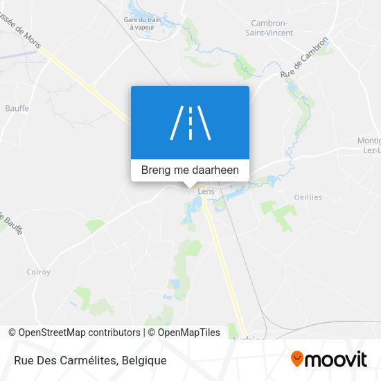 Rue Des Carmélites kaart