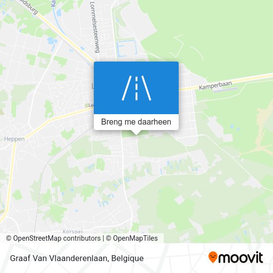 Graaf Van Vlaanderenlaan kaart