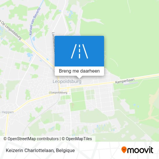 Keizerin Charlottelaan kaart