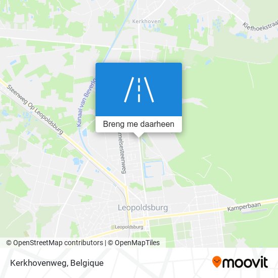 Kerkhovenweg kaart