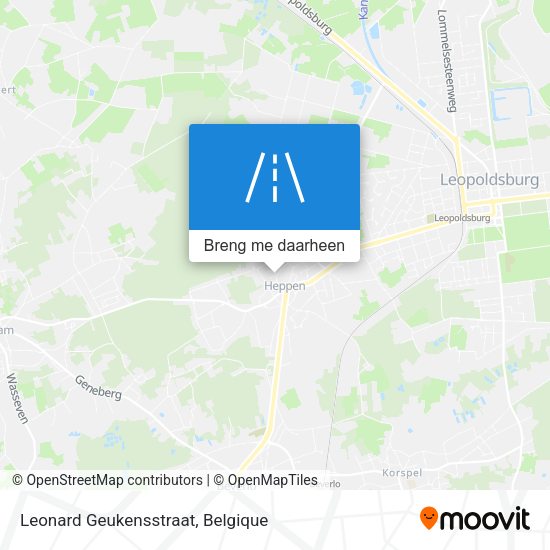 Leonard Geukensstraat kaart