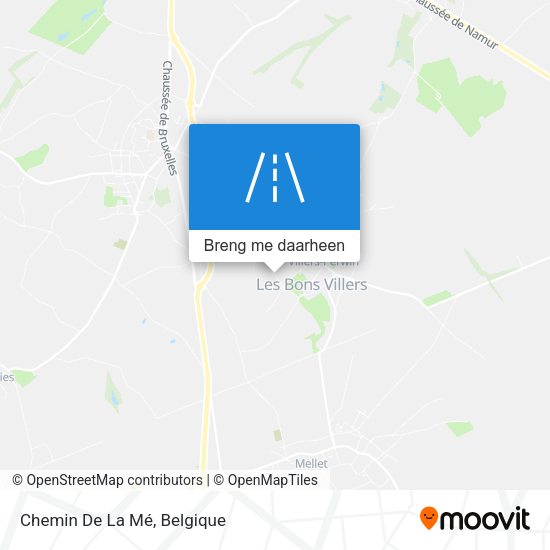 Chemin De La Mé kaart