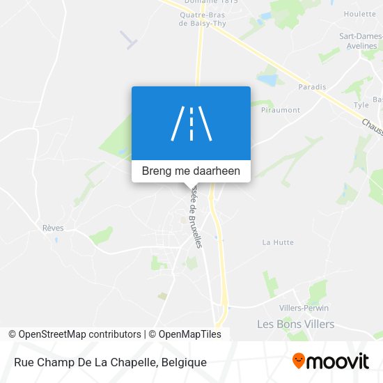 Rue Champ De La Chapelle kaart