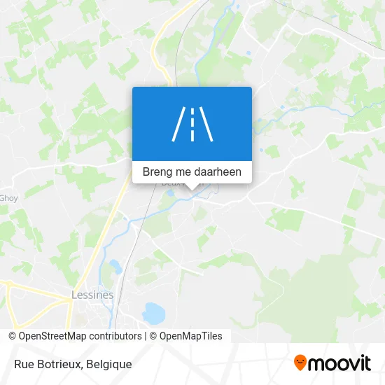 Rue Botrieux kaart