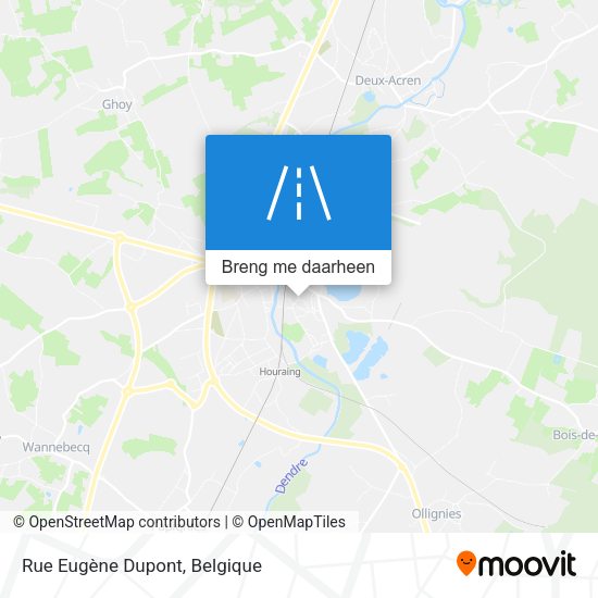 Rue Eugène Dupont kaart