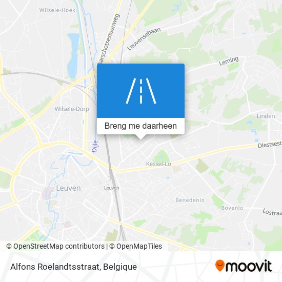 Alfons Roelandtsstraat kaart