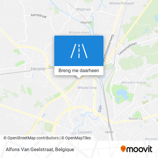 Alfons Van Geelstraat kaart