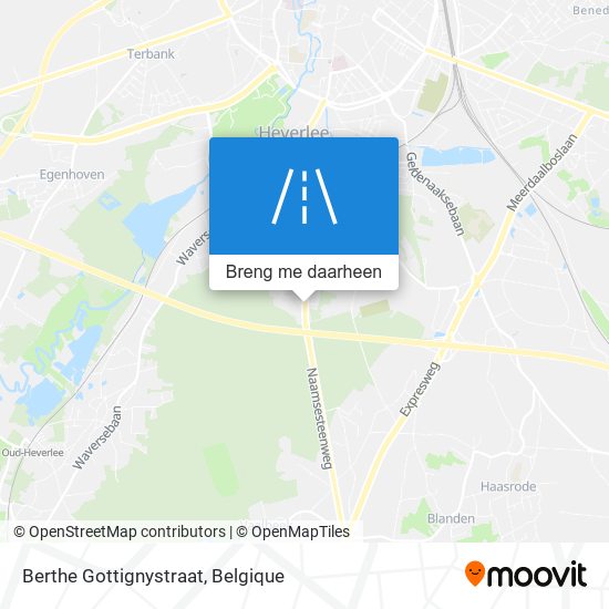 Berthe Gottignystraat kaart