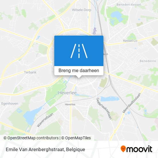 Emile Van Arenberghstraat kaart