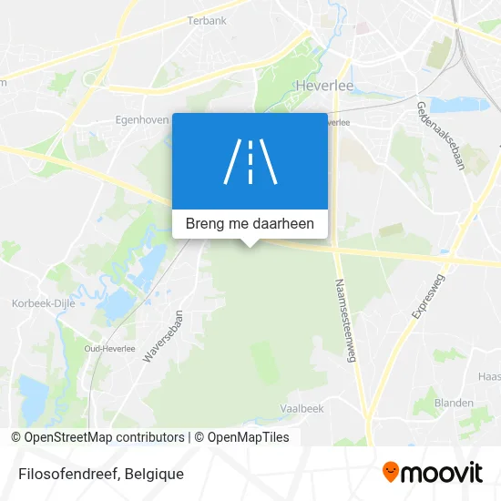 Filosofendreef kaart