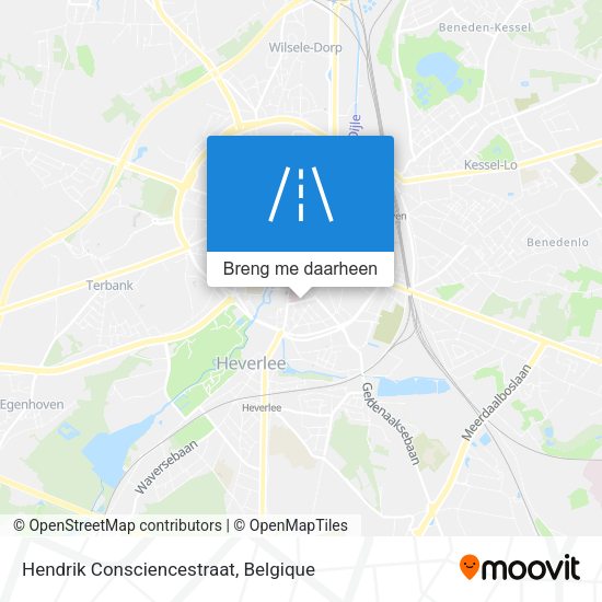 Hendrik Consciencestraat kaart