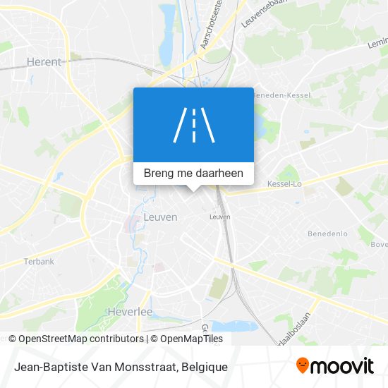 Jean-Baptiste Van Monsstraat kaart