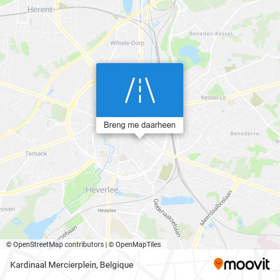 Kardinaal Mercierplein kaart