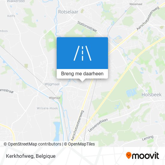 Kerkhofweg kaart