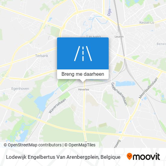 Lodewijk Engelbertus Van Arenbergplein kaart