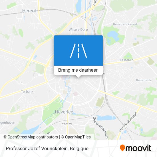 Professor Jozef Vounckplein kaart