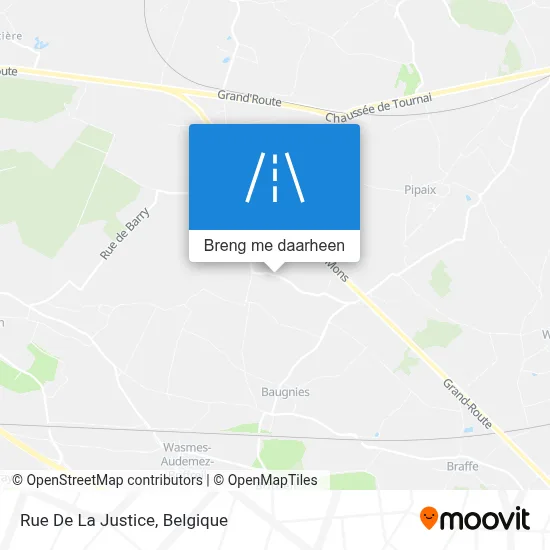 Rue De La Justice kaart