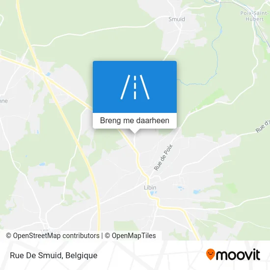 Rue De Smuid kaart