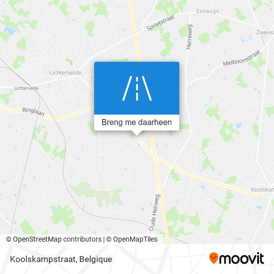 Koolskampstraat kaart