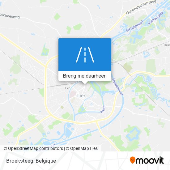 Broeksteeg kaart