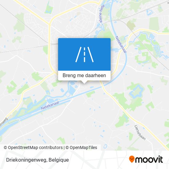 Driekoningenweg kaart