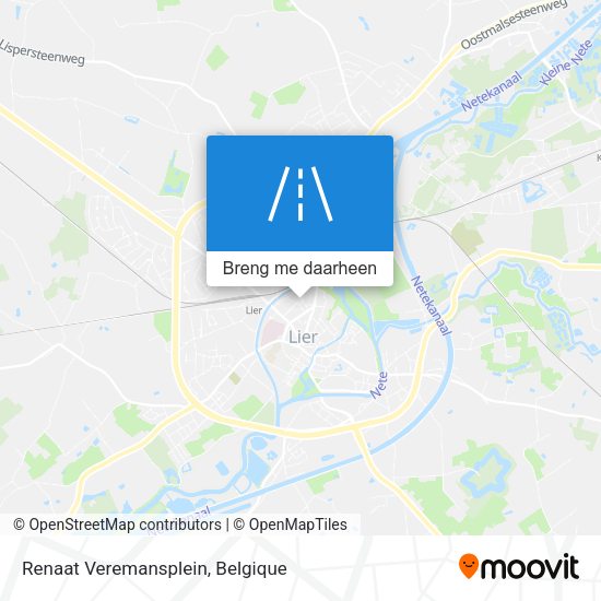 Renaat Veremansplein kaart