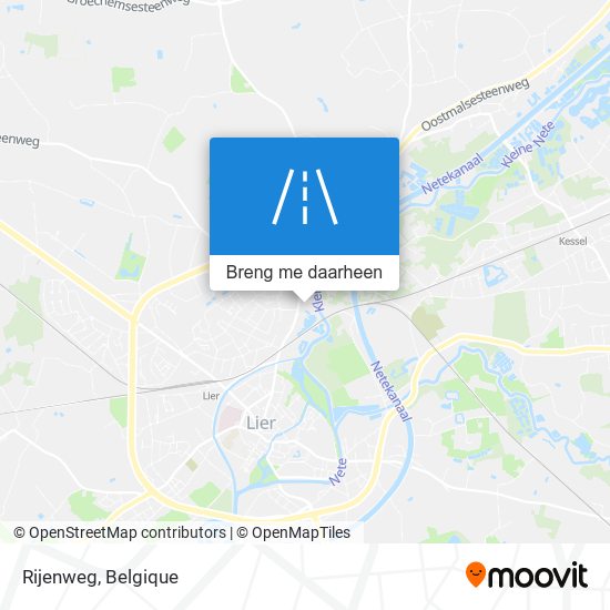 Rijenweg kaart